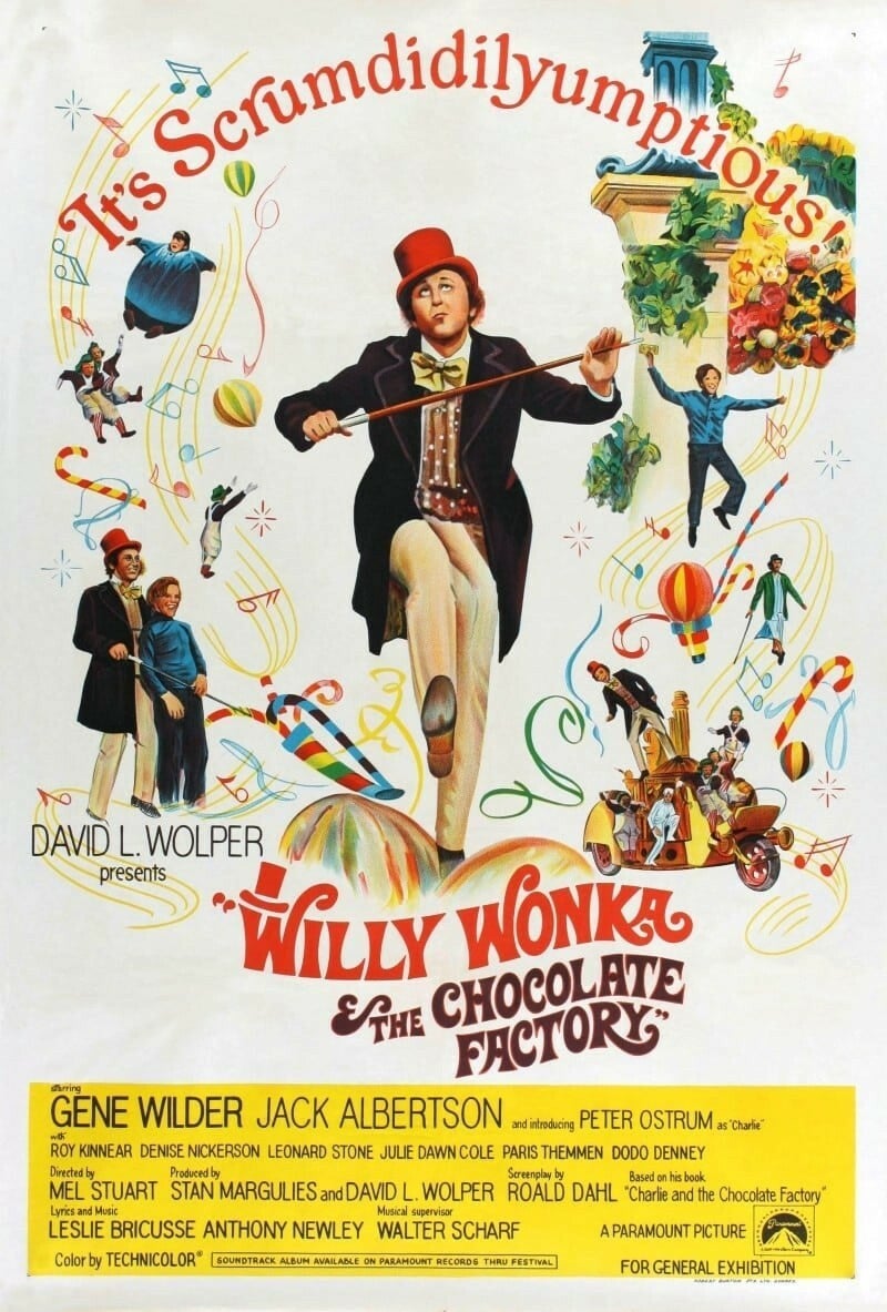 Will Wonka and the Chocolate Factory Movie Poster